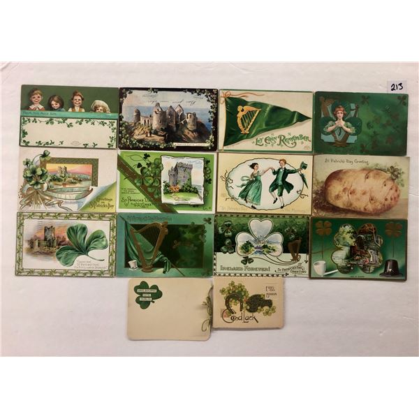 St. Patrick's Day Holiday Greeting Postcards 30+