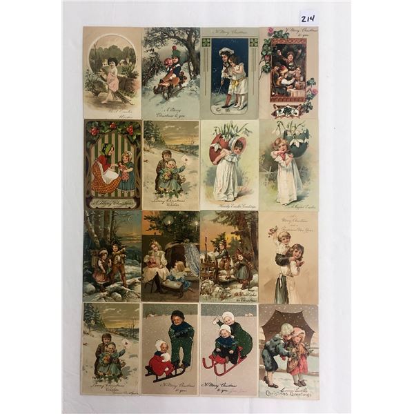 PFB Publishing Holiday Children Greeting Postcards 20