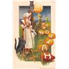 Image 1 : 2 Winsch Halloween Holiday Greeting Postcards