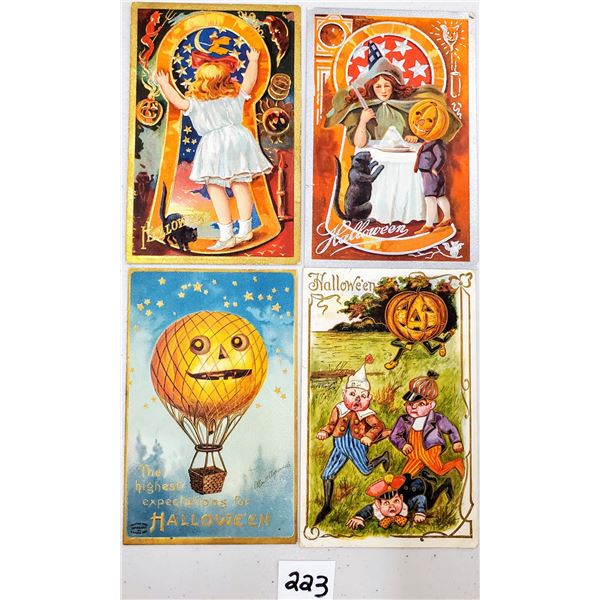 Halloween Holiday Greeting Postcards 10 Cards