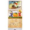 Image 2 : Halloween Holiday Greeting Postcards 6 Cards