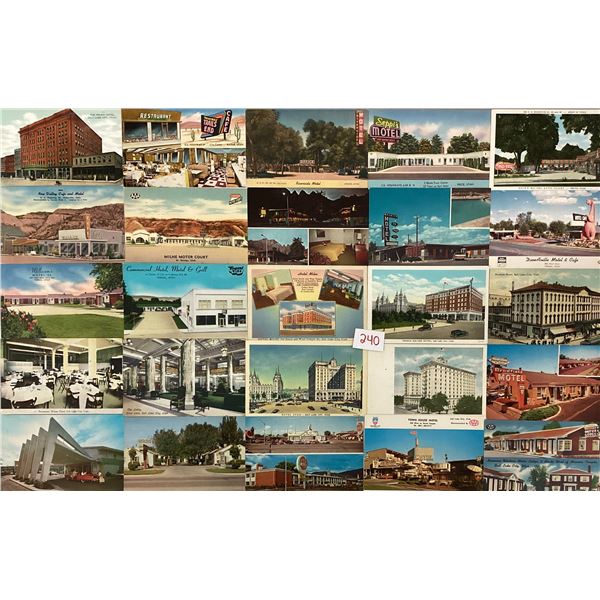 Utah - Hotels & Motel Postcards 75