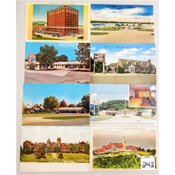 Tennessee Hotel & Motel Postcards 60+