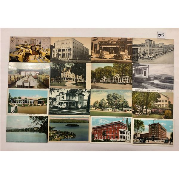Vermont Hotels & Motels Approx 160 Postcards