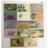 Image 1 : Flowers - Lilly of the Valley Greeting Postcards Approx. 135