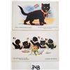 Image 1 : Animals - Black Cat English Patriotic 5 Postcards