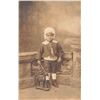 Image 1 : Real Photo Black Child with Toy Horse Postcard