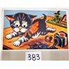 Image 2 : 3 Cats - Kittens Googly Eye Postcards