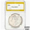 Image 1 : 1903 Morgan Silver Dollar PGA MS65+