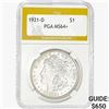 Image 1 : 1921-D Morgan Silver Dollar PGA MS64+