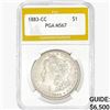 Image 1 : 1883-CC Morgan Silver Dollar PGA MS67