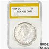 Image 1 : 1884-CC Morgan Silver Dollar PGA MS66 DMPL