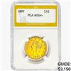 Image 1 : 1897 $10 Gold Eagle PGA MS64+