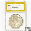 Image 1 : 1935 Silver Peace Dollar PGA MS65