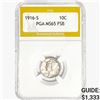 Image 1 : 1916-S Mercury Silver Dime PGA MS65 FSB