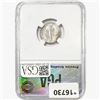 Image 2 : 1943 Mercury Silver Dime PGA MS68 FSB