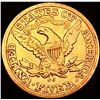 Image 2 : 1880-CC $5 Gold Half Eagle CLOSELY UNCIRCULATED