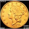 Image 1 : 1874-S $20 Gold Double Eagle UNCIRCULATED