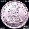 Image 1 : 1843-O Sm O Seated Liberty Quarter GEM BU