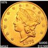 Image 1 : 1876 $20 Gold Double Eagle UNCIRCULATED