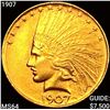 Image 1 : 1907 $10 Gold Eagle CHOICE BU