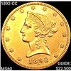 Image 1 : 1892-CC $10 Gold Eagle UNCIRCULATED