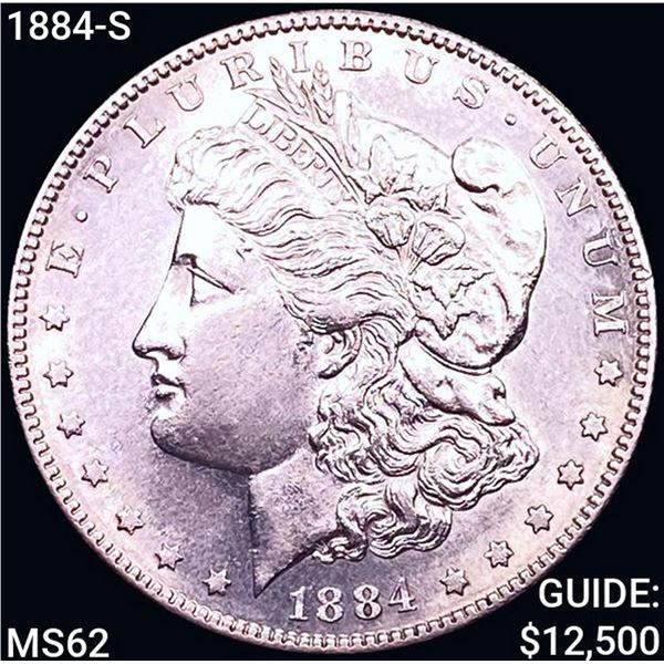 1884-S Morgan Silver Dollar UNCIRCULATED