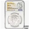 Image 1 : 2023 Silver Peace Dollar NGC MS70