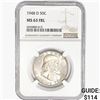 Image 1 : 1948-D Franklin Half Dollar NGC MS63 FBL