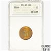 Image 1 : 1899 Indian Head Cent ANACS MS63 RB