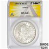1890 Morgan Silver Dollar ANACS MS63