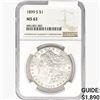 Image 1 : 1899-S Morgan Silver Dollar NGC MS62