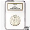 Image 1 : 1946 Walking Liberty Half Dollar NGC MS62