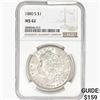 Image 1 : 1880-S Morgan Silver Dollar NGC MS62