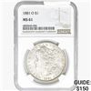 Image 1 : 1881-O Morgan Silver Dollar NGC MS61