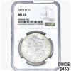 Image 1 : 1879-O Morgan Silver Dollar NGC MS62
