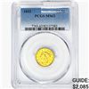 Image 1 : 1852 $2.50 Gold Quarter Eagle PCGS MS62