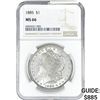 Image 1 : 1885 Morgan Silver Dollar NGC MS66