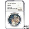 Image 1 : 1921 Morgan Silver Dollar NGC MS66