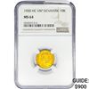 Image 1 : 1900 .1296oz. Gold HC VBP Denmark 10 Kroner NGC MS