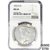 Image 1 : 1923-S Silver Peace Dollar NGC MS64