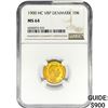 Image 1 : 1900 .1296oz. Gold HC VBP Denmark 10 Kroner NGC MS