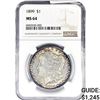 Image 1 : 1899 Morgan Silver Dollar NGC MS64