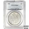 Image 1 : 1886 Morgan Silver Dollar PCGS MS63