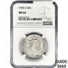 Image 1 : 1945-S Walking Liberty Half Dollar NGC MS66