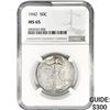 Image 1 : 1942 Walking Liberty Half Dollar NGC MS65