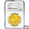 Image 1 : 1928 $20 Gold Double Eagle NGC MS65