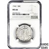 Image 1 : 1942 Walking Liberty Half Dollar NGC MS66