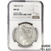 Image 1 : 1882-CC Morgan Silver Dollar NGC MS65