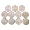 Image 2 : 1878-1898 UNC Morgan Silver Dollars [11 Coins]